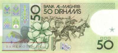 Marokko - 50  Dirhams (#064c_UNC)