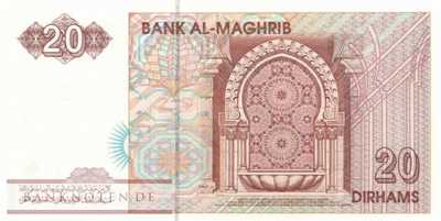 Marokko - 20  Dirhams (#067a_UNC)