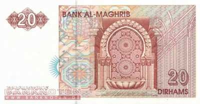 Marokko - 20  Dirhams (#067e_UNC)