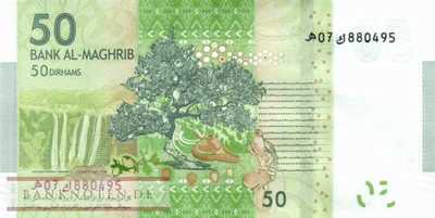 Morocco - 50  Dirhams (#075_UNC)