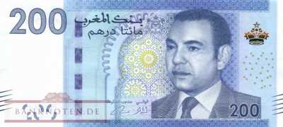 Morocco - 200  Dirhams (#077_UNC)