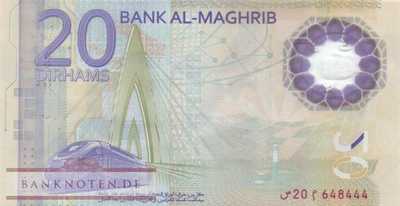 Marokko - 20  Dirhams (#078_UNC)