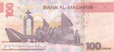 Marokko - 100  Dirhams (#081_UNC)