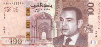 Marokko - 100  Dirhams (#081_UNC)