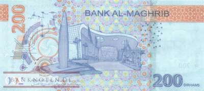 Morocco - 200  Dirhams (#082_UNC)