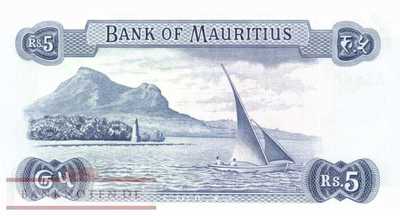 Mauritius - 5  Rupees (#030c_UNC)