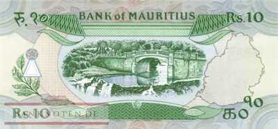 Mauritius - 10  Rupees (#035a_UNC)