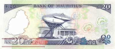 Mauritius - 20  Rupees (#036_UNC)