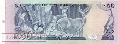 Mauritius - 50  Rupees - misprint (#037aX_UNC)