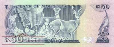 Mauritius - 50  Rupees (#037b_UNC)