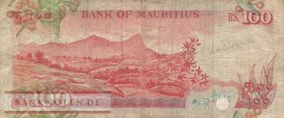 Mauritius - 100  Rupees (#038_VG)