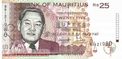 Mauritius - 25  Rupees (#042_UNC)