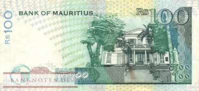 Mauritius - 100  Rupees (#044_VF)