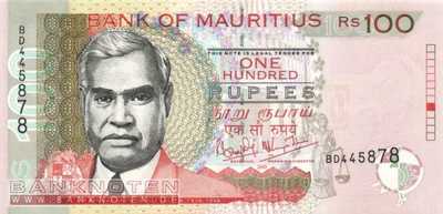 Mauritius - 100  Rupees (#051b_UNC)
