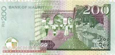 Mauritius - 200  Rupees (#061a_UNC)