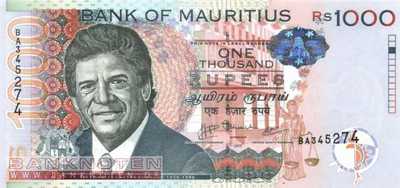 Mauritius - 1.000  Rupees (#063a_UNC)