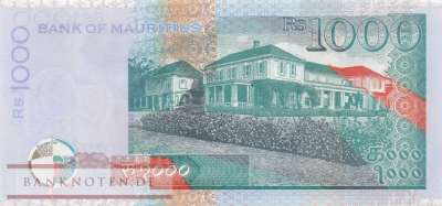 Mauritius - 1.000  Rupees (#063g_UNC)