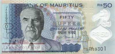 Mauritius - 50  Rupees - Polymer (#065a_UNC)