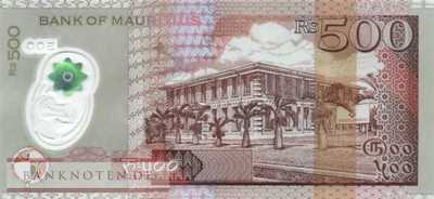 Mauritius - 500  Rupees - Polymer (#066a_UNC)