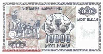 Mazedonien - 10.000  Denari (#008a_UNC)