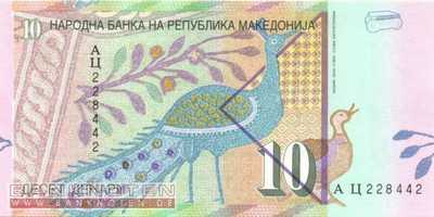 Macedonia - 10  Denari (#014a_UNC)