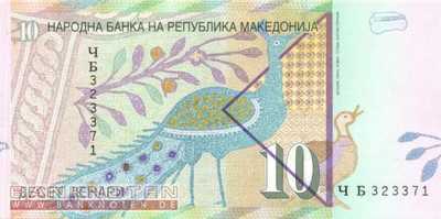 Mazedonien - 10  Denari (#014b_UNC)