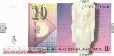 Mazedonien - 10  Denari (#014b_UNC)