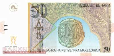 Mazedonien - 50  Denari (#015d_UNC)