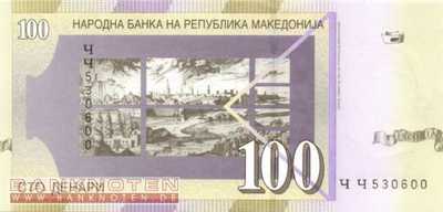 Mazedonien - 100  Denari (#016d_UNC)
