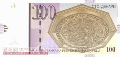 Mazedonien - 100  Denari (#016h_UNC)