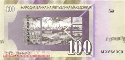 Mazedonien - 100  Denari (#016j_UNC)
