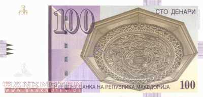 Mazedonien - 100  Denari (#016j_UNC)