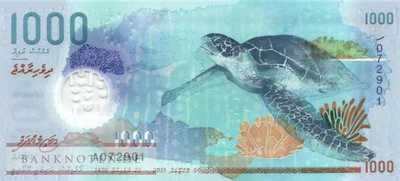 Maldives - 1.000  Rufiyaa (#031_UNC)