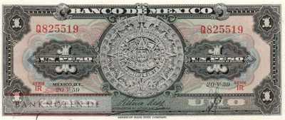 Mexico - 1  Peso (#059f-IR_UNC)