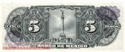 Mexico - 5  Pesos (#060h-AIQ_UNC)