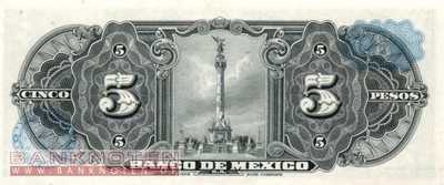 Mexico - 5  Pesos (#060h-AJF_UNC)