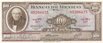 Mexico - 100  Pesos (#061h-BTJ_UNC)