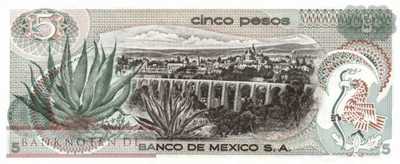 Mexico - 5  Pesos (#062c-AM_UNC)