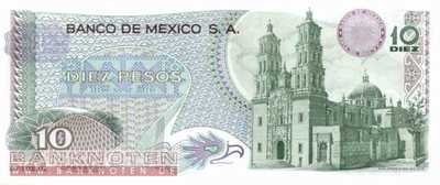 Mexico - 10  Pesos (#063h-EH_UNC)