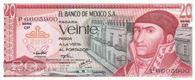 Mexico - 20  Pesos (#064c-CP_UNC)