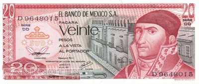 Mexico - 20  Pesos (#064d-DD_UNC)