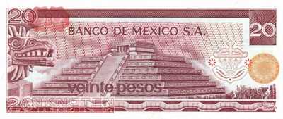 Mexico - 20 Pesos (#064d-DE_UNC)