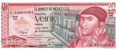 Mexico - 20 Pesos (#064d-DE_UNC)