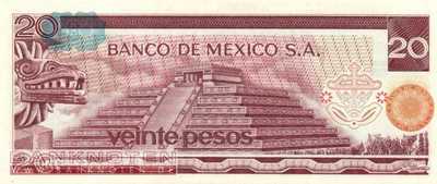 Mexico - 20 Pesos (#064d-DK_UNC)
