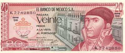 Mexico - 20 Pesos (#064d-DK_UNC)