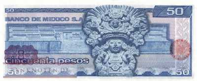 Mexico - 50  Pesos (#065a-BT_UNC)