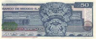 Mexico - 50  Pesos (#073-HY_UNC)