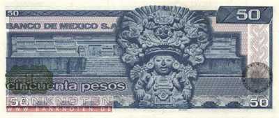 Mexico - 50  Pesos (#073-JU_UNC)