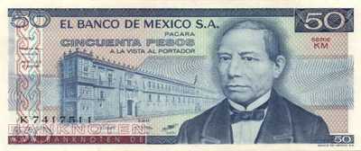Mexico - 50  Pesos (#073-KM_UNC)