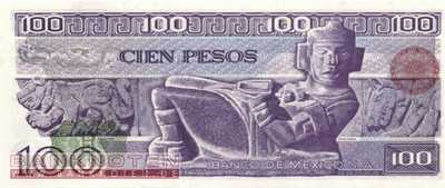 Mexico - 100  Pesos (#074a-QB_UNC)